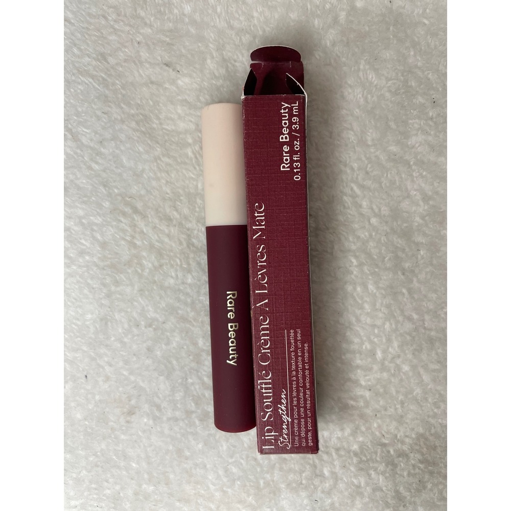 Rare Beauty Lip Souffle Matte Lip Cream Strengthen 0.13 fl oz Dark Red